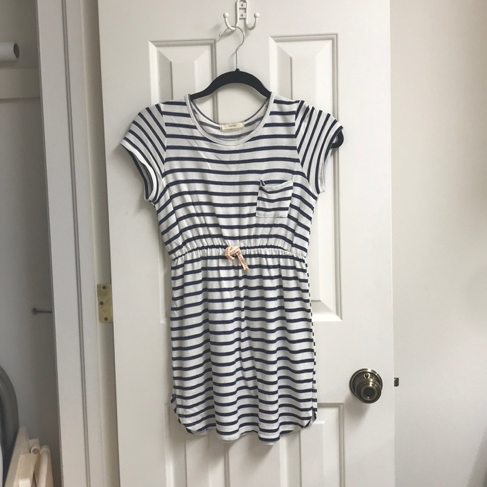 Soprano Navy and White striped dress